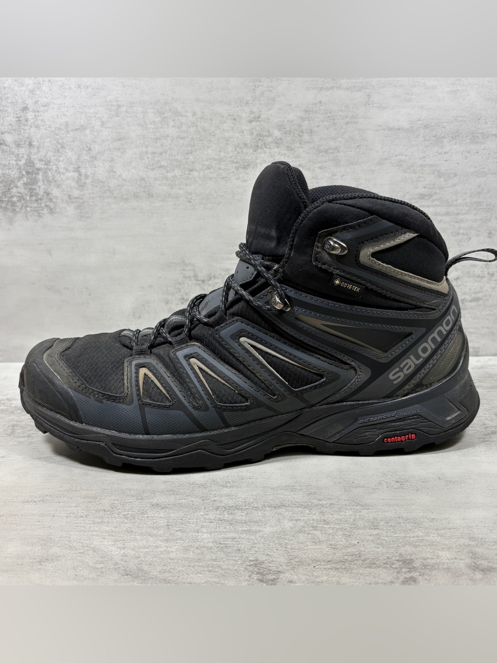 Salomon X Ultra 3 Mid GTX Gore-tex Hiking Boots - Men's Size 11 - Black